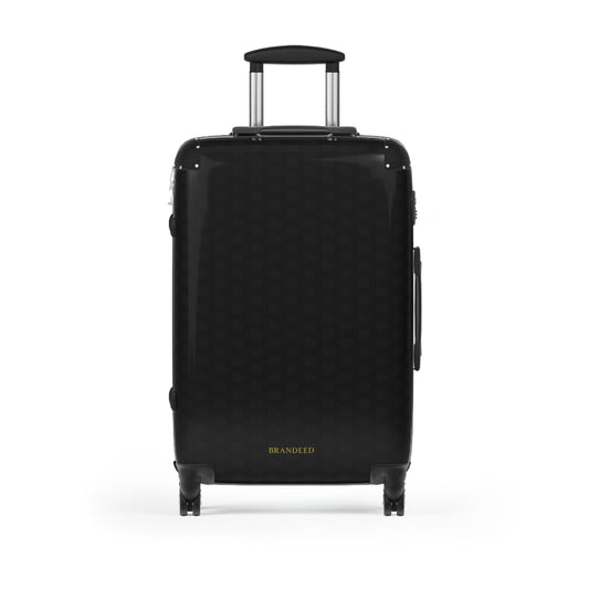 Scattered Logo Traveling Suitcase