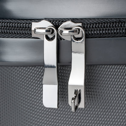 Scattered Logo Traveling Suitcase